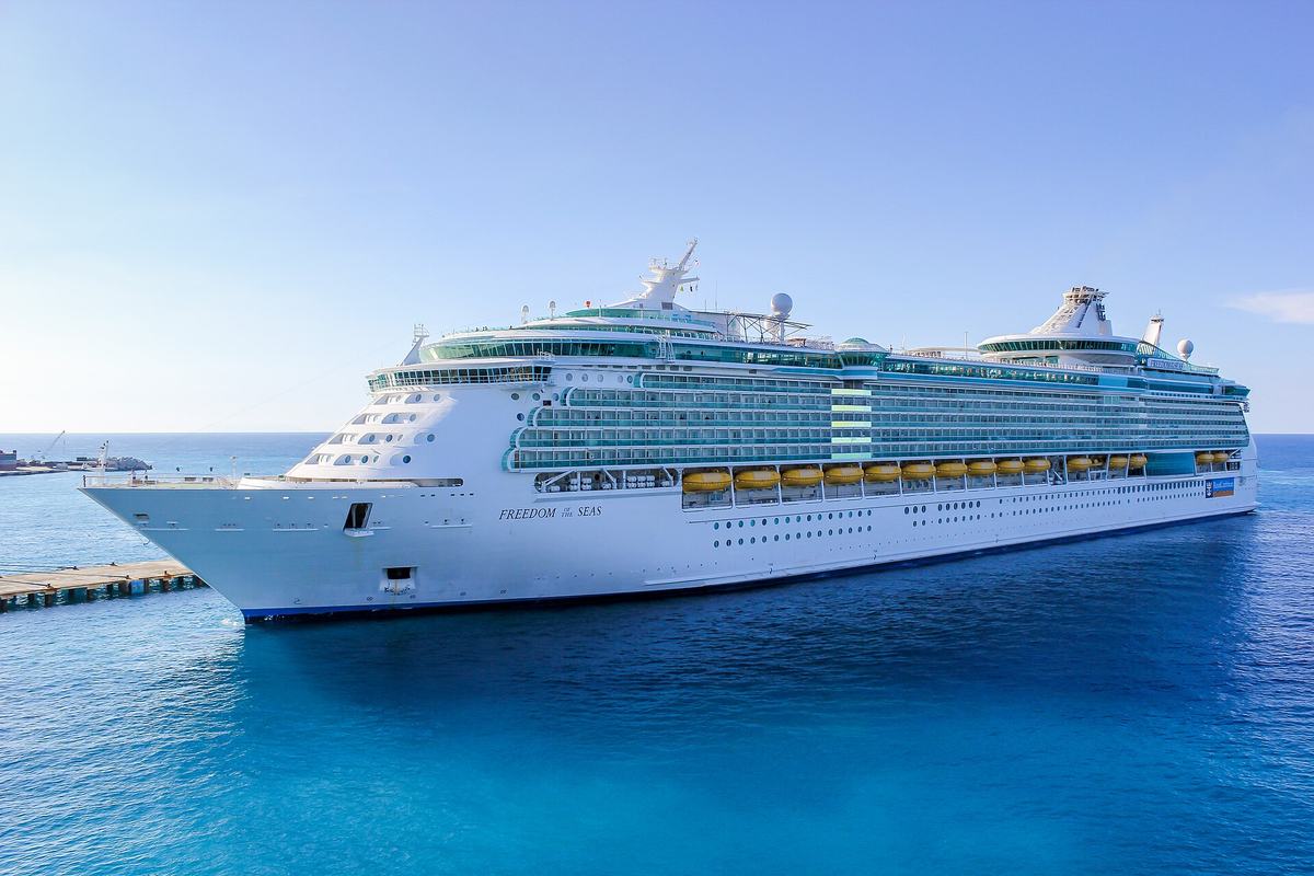 Freedom of the Seas in port