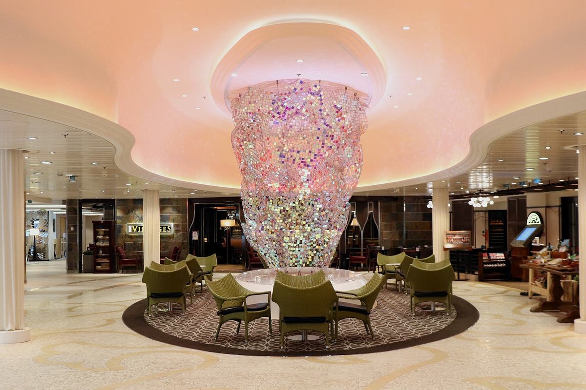 An interior public space on Deck 5 of Quantum of the Seas