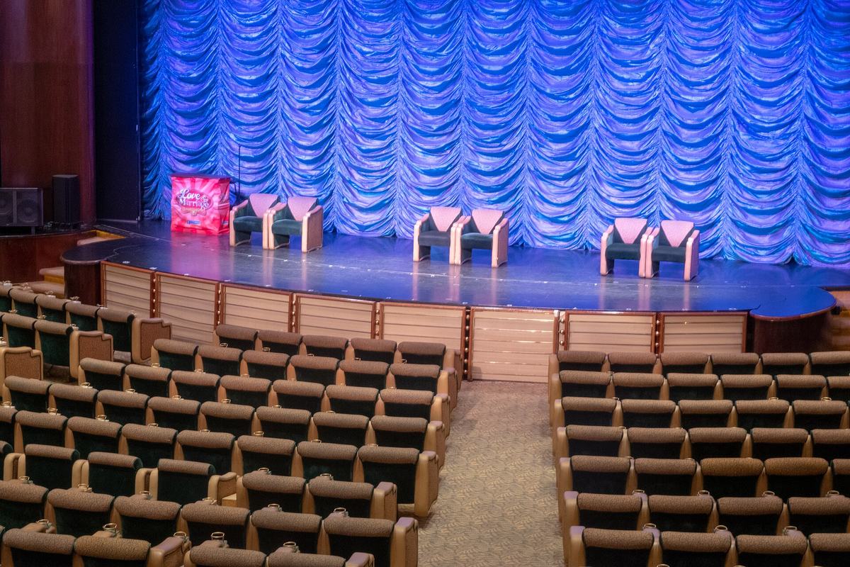 The main theatre aboard Enchantment of the Seas